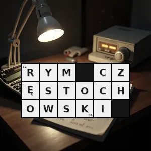 Rozwiązanie krzyżówki: banalny powszechnie znany rym - rym częstochowski | hasła, synonimy i podpowiedzi Hasło krzyżówkowe banalny powszechnie znany rym - rym częstochowski – rozwiązanie, synonimy, podpowiedzi i definicje krzyżówkowe